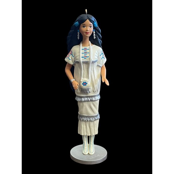 1996 Hallmark Keepsake Ornament Native American Barbie Dolls of the World #1 - Picture 1 of 5